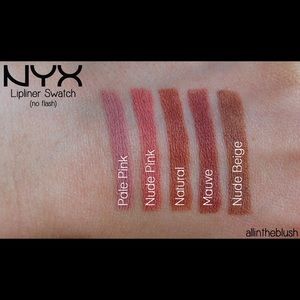 Nyx Makeup Lot Bundle Of 6 Nyx Lip Pencils Lip Liners Nudes Poshmark